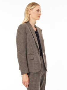 Diana Jacket, Tweed, Chocolate Multi | Kasper