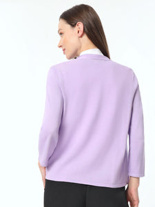 Flora Cardigan, Soft Knit, Lavender Mist | Kasper