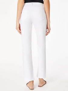 Lexington Straight Leg Jeans, Soft White in the Color Soft White | Jones New York
