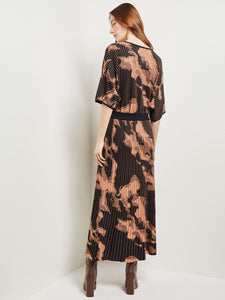 Batwing Sleeve Soft Jacquard Knit Midi Dress – meison
