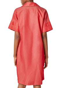 Side Pocket A-Line Cotton Shirt Dress – meison