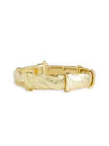 Hammered Gold Bangle Bracelet, Gold | Meison Studio Presents Misook