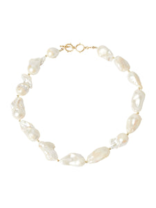 Blister Pearl Short Necklace, Pearl | Meison Studio Presents Misook