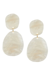 Ivory Double Drop Earrings, Ivory | Ming Wang
